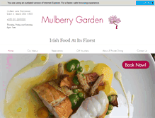 Tablet Screenshot of mulberrygarden.ie